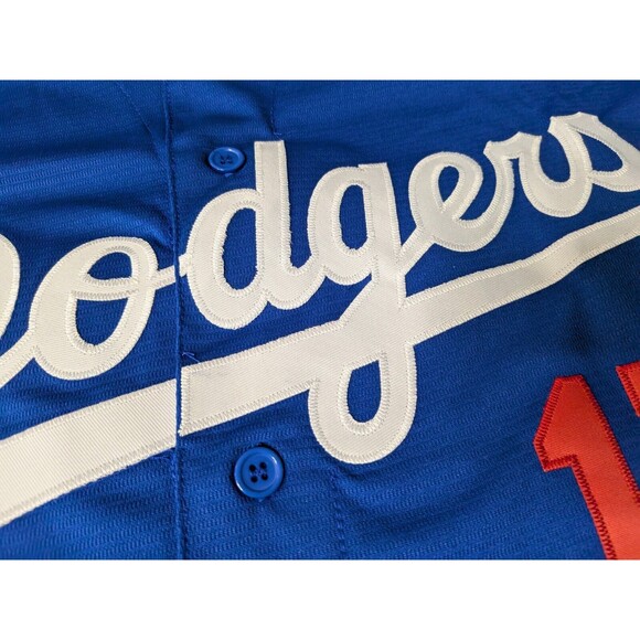Shohei Ohtani #17 Los Angeles Dodgers Blue '24 World Series  Kanji Jersey Large - Picture 4 of 7